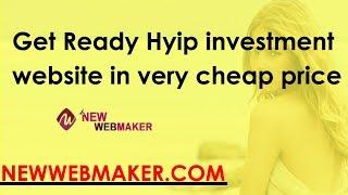 How To Make Hyip Website Like yesss.cc