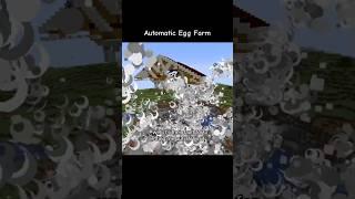 Automatic Egg Farm  #minecraft #gaming