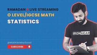 IGCSE/O LEVEL Maths - Statistics (Concepts and Past Papers) - Part 1