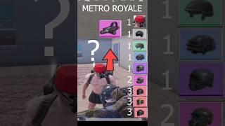 METRO ROYALE HELMET TEST  - PUBG METRO ROYALE CHATER 24