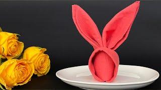 How to Fold a Napkin into a Bunny