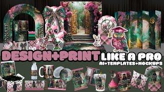 Enchanted Garden Wicked Theme Design & Print Like A Pro