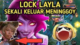 EUDORA LOCK LAYLA SAMPE GAK MAU KELUAR BASE | BUILD TOP 1 GLOBAL EUDORA