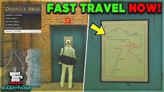 *NEW* HOW TO FAST TRAVEL IN GTA 5 ONLINE! | Garment Factory Business (Agents of Sabotage DLC Update)