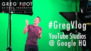 Green screen fun in Google HQ's YouTube Studios | #GregVlog: Brit Lab