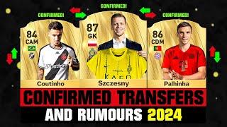 FIFA 25 | NEW CONFIRMED TRANSFERS & RUMOURS!  ft. Szczesny, Coutinho, Palhinha... etc