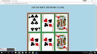 JAVASCRIPT MEMORY GAME