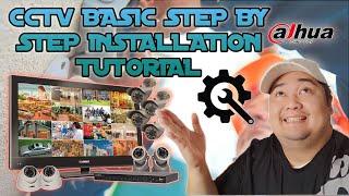 BASIC CCTV INSTALLATION STEP BY STEP TUTORIAL (TAGALOG)