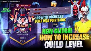 How To Increase Guild level Very Fast || Guild Glory Kaise Badhaye || GUILD glory Decrease problem