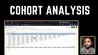 How to do cohort or retention analysis for e-commerce startup | Google sheets BigQuery SQL