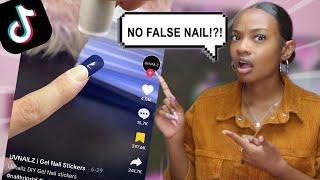 Testing Viral TikTok nail stickers