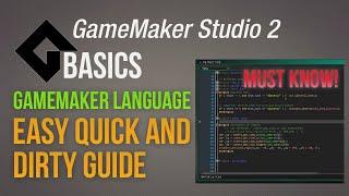 GML crash course/ Understand every programming language [Game Maker Studio 2 | Basics]