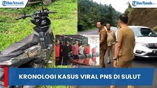 KRONOLOGI 6 PNS PEMPROV SULUT  YANG VIRAL BUNTUT AKSI AROGAN KEPADA PENGENDARA SEPEDA MOTOR