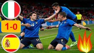 Italy vs Spain All goals and extended highlights Euro cup 2021