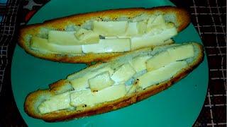 Быстрые горячие бутерброды. Quick hot sandwiches.