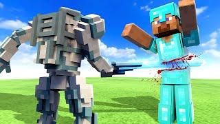 NEW Mech Slices Through Minecraft Steve - Teardown Mods Gameplay