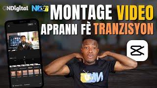 #montagevideo kòman pou mete tranzisyon nan #video itilize #capcut #travay video