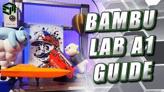 Bambu Lab A1 + AMS Lite Guide, Assembly, Setup, Slicing, Example Prints, Optimizing AMS, and Review!