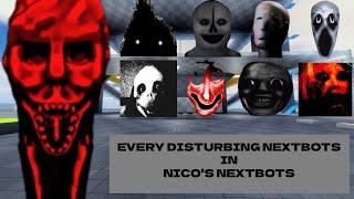 Every Disturbing Nextbot Jumpscares! in nico's nextbots fixed.