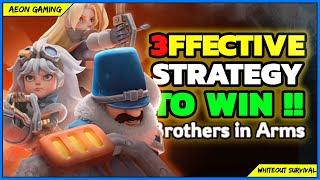  9 Basics &  3 Strategies You Need to Know in the Brothers in Arms Event ️ - Whiteout Survival