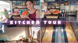 Kitchen Tour Part 1||  See How I organized the Kichen #nimmaashwini #benatural  #kichen