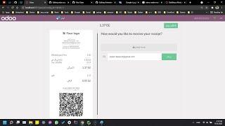 Odoo inherit pos module and add QR code to odoo pos receipt