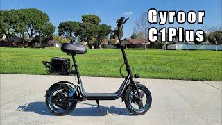 Gyroor C1Plus Seated Electric Scooter