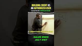 Building credit as an authorized user #shorts