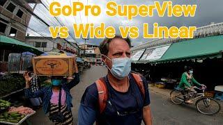 GoPro FOV Comparison (with narration): Linear vs Wide vs SuperView