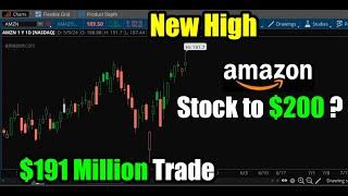 $191 Million AMZN Options Trade: Amazon Stock to $200?