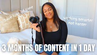 How to Batch Content for Youtube LIKE A BOSS (3 Months of Content in 3 Weeks!) | Vlogmas Day 3