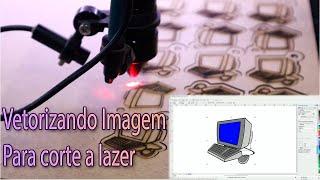 Como Vetorizar imagens para Corte Laser (chaveiro)