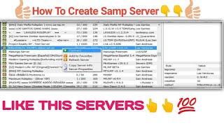 How To Create Samp Server : Click Here