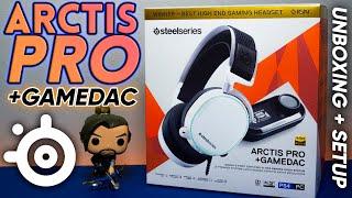 SteelSeries Arctis Pro+Game Dac Unboxing and Set Up! BETTER than Astro A40?!