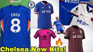 LEAKED!Chelsea New Home Away Third & Training Kits 2024/24Amazing Chelsea New Kits,All Colours