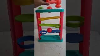 Hammer and Roll Tower Amazing Sounds Asrm #satisfyingasmr #learning #learningskill #learncolors