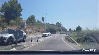 Approaching Moraira from Teulada