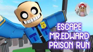 ESCAPE MR.EDWARD PRISON RUN! - Roblox Gameplay Walkthrough No Death Speedrun