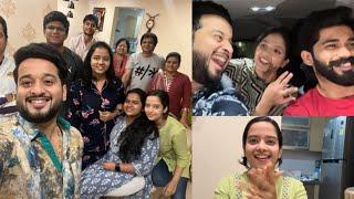 Finally  majhi FAMILY vlog madhe yenar( लाजत - लाजत  ) | aditya satpute | vishal phale | bunny