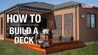 How To Build A Deck - Bunnings Warehouse