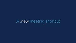 Webex.new: the New Shortcut to Great Video Conferencing.