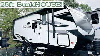 25FT RV with a SEPARATE BUNKHOUSE!! 2024 Grand Design Imagine XLS 22BHE