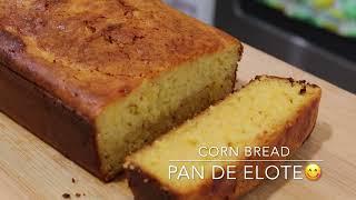 Pan de elote hecho con maiz en lata facil y delicioso.Sazònlatinocon Lizz