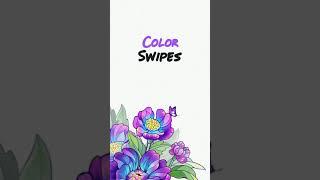 Playing the game Color Swipes/Section people