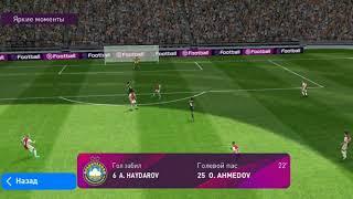 Aziz HAYDAROVdan Super Gol (PES 2020 MOBILE, Odil AKHMEDOV, PAKHTAKOR FC)