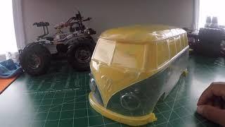 Tamiya VW type 2 wheelie body paint