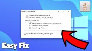 How to Fix jar Files Not Opening in 2023