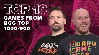 Top 10 Games from BGG Top 1000-901 - BGG Top 10 w/ The Brothers Murph