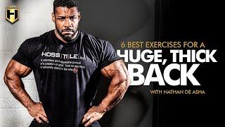 6 Exercises for a Huge, Thick Back | Nathan De Asha Back Workout | HOSSTILE