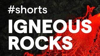 Igneous Rocks in One Minute #Shorts